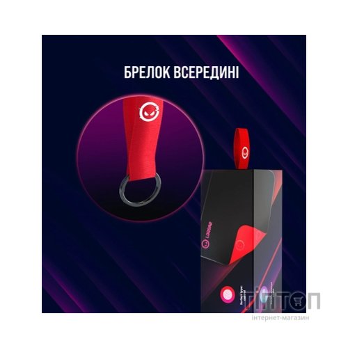 Килимок для мишки Lorgar Main 323 Black/Red (LRG-GMP323)