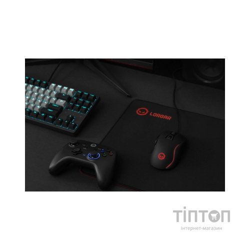Килимок для мишки Lorgar Main 323 Black/Red (LRG-GMP323)