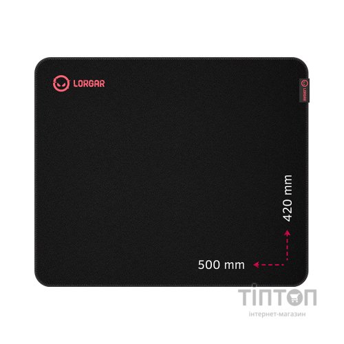 Килимок для мишки Lorgar Main 325 Black/Red (LRG-GMP325)