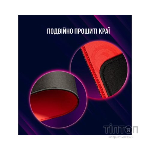 Килимок для мишки Lorgar Main 325 Black/Red (LRG-GMP325)
