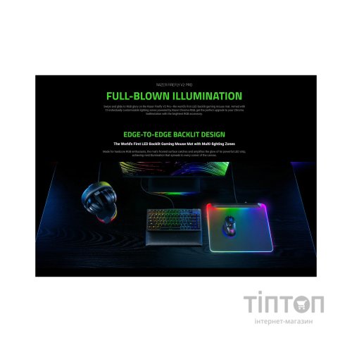 Килимок для мишки Razer Firefly V2 Pro White (RZ02-04920200-R3M1)