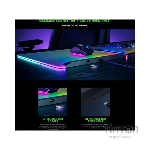 Килимок для мишки Razer Firefly V2 Pro White (RZ02-04920200-R3M1)