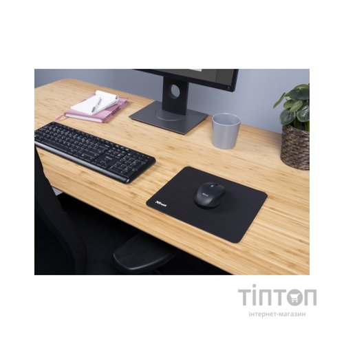 Килимок для мишки Trust Mouse Pad M Black (24193)