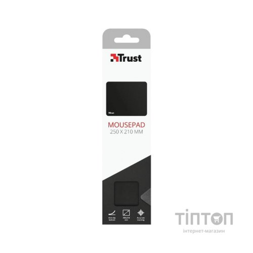 Килимок для мишки Trust Mouse Pad M Black (24193)