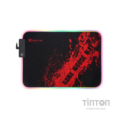 Килимок для мишки Xtrike ME MP-602 RGB lighting Black/Red (MP-602)