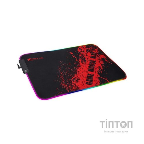 Килимок для мишки Xtrike ME MP-602 RGB lighting Black/Red (MP-602)