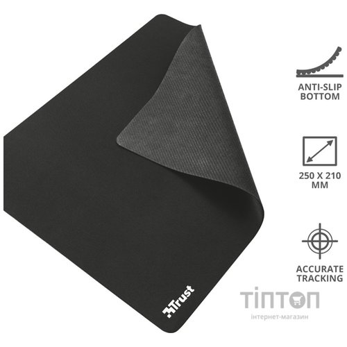 Килимок Trust Mouse Pad Size M Black (24193_TRUST)