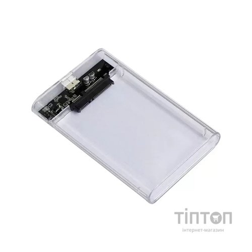 Кишеня зовнішня AgeStar 2.5", USB 3.2, 12.5 mm /15 mm HDD/SSD Transparent (3UB2P6 (Transparent))