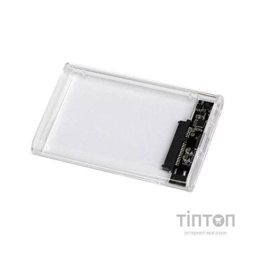 Кишеня зовнішня AgeStar 2.5", USB 3.2, 12.5 mm /15 mm HDD/SSD Transparent (3UB2P6 (Transparent))