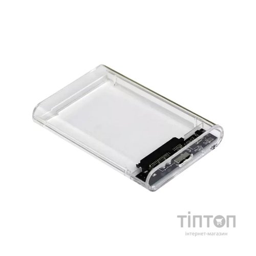 Кишеня зовнішня AgeStar 2.5", USB 3.2, 12.5mm /15mm HDD/SSD Transparent (3UB2P6C (Transparent))