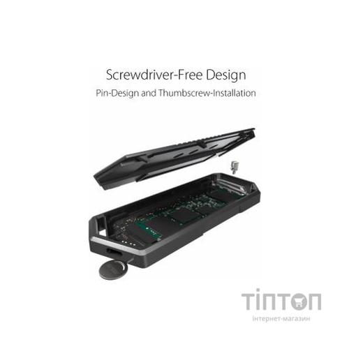 Кишеня зовнішня ASUS SSD M.2 PCIe NVMe STRIX ARION ESD-S1C/BLK/G/AS USB 3.1 Gen2 (ESD-S1C/BLK/G/AS)