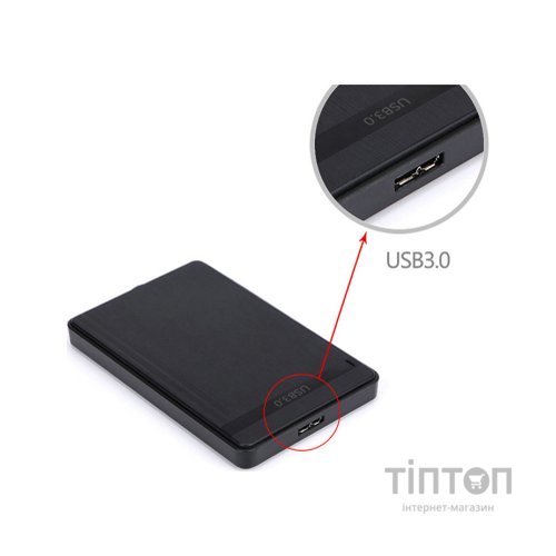 Кишеня зовнішня Dynamode 2.5" SATA HDD/SSD USB 3.0 Black (DM-CAD-25317)