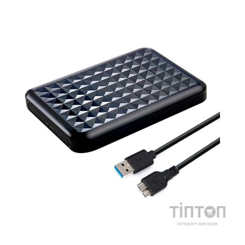 Кишеня зовнішня Dynamode 2.5" SATA HDD/SSD USB 3.0 Black (DM-CAD-25318)