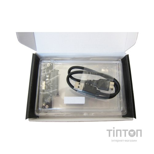 Кишеня зовнішня Dynamode 2.5" SATA HDD/SSD USB 3.0 Transparent (DM-CAD-25316)