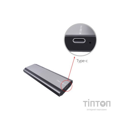 Кишеня зовнішня Dynamode M.2 SSD NVMe/SATA combo USB3.2 GEN2 USB-C (DM-CAD-SSD05)