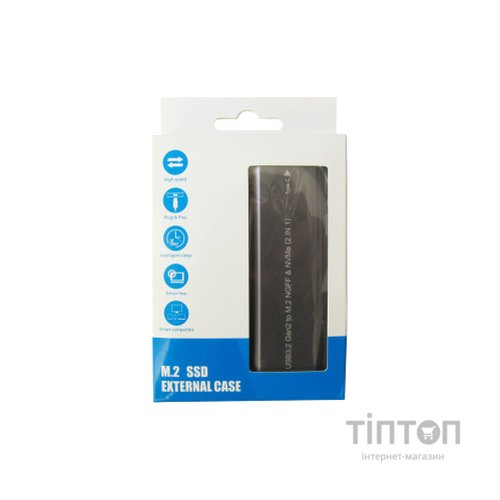 Кишеня зовнішня Dynamode M.2 SSD NVMe/SATA combo USB3.2 GEN2 USB-C (DM-CAD-SSD05)