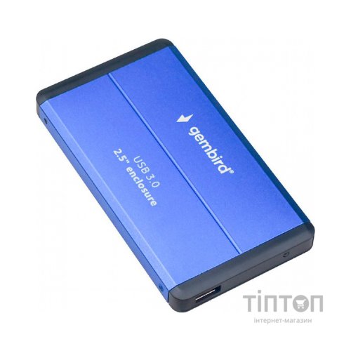 Кишеня зовнішня Gembird 2.5", USB3.0, blue (EE2-U3S-3-B)