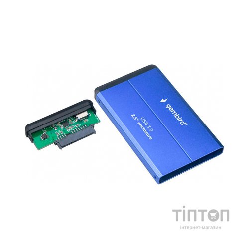 Кишеня зовнішня Gembird 2.5", USB3.0, blue (EE2-U3S-3-B)