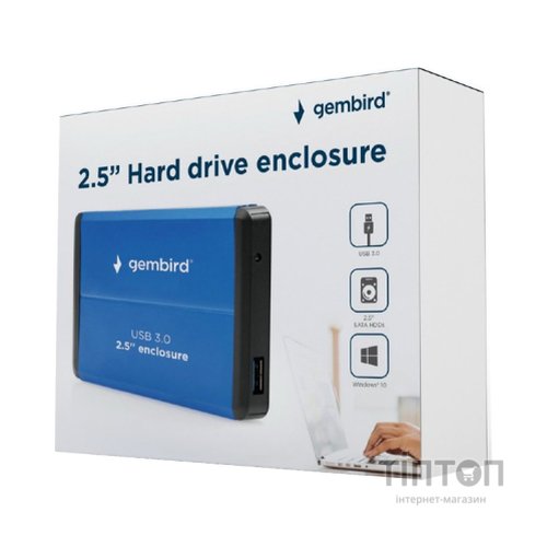 Кишеня зовнішня Gembird 2.5", USB3.0 (EE2-U3S-2-B)