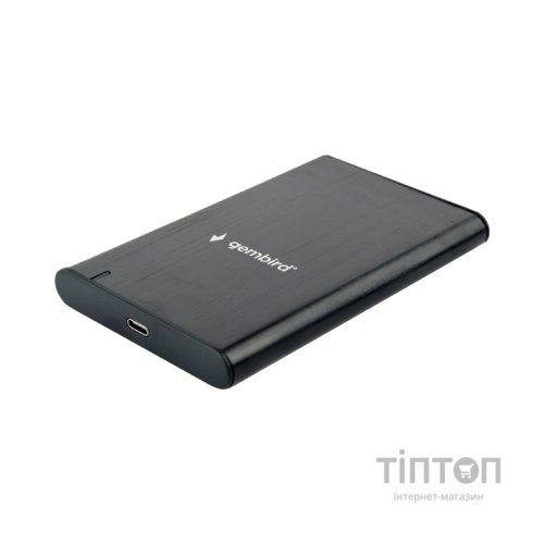 Кишеня зовнішня Gembird 2.5" USB3.1 alum black (EE2-U3S-6)