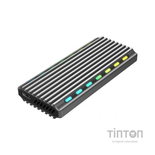 Кишеня зовнішня Gembird M.2 (NGFF), USB 3.1, black (EE2280-U3C-03)