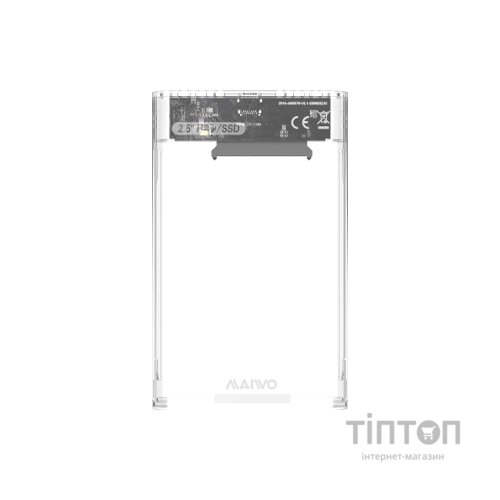 Кишеня зовнішня Maiwo 2.5" SATA/SSD HDD - USB3.1 Gen1 Type-C (K2510)