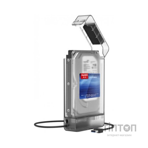 Кишеня зовнішня Maiwo K104A USB 3.0 - SATA III, с блоком питания 12В/2А (K10435)