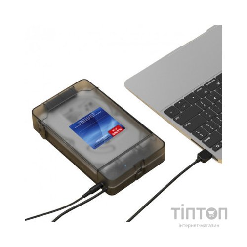 Кишеня зовнішня Maiwo K104A USB 3.0 - SATA III, с блоком питания 12В/2А (K10435)