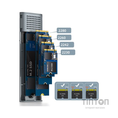 Кишеня зовнішня Maiwo M.2 SSD (K1689)