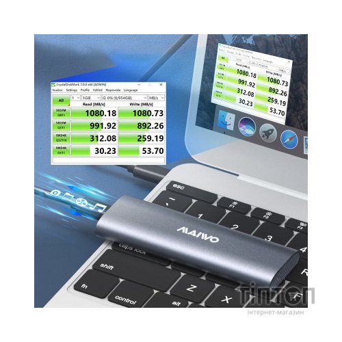 Кишеня зовнішня Maiwo M.2 SSD (K1689)