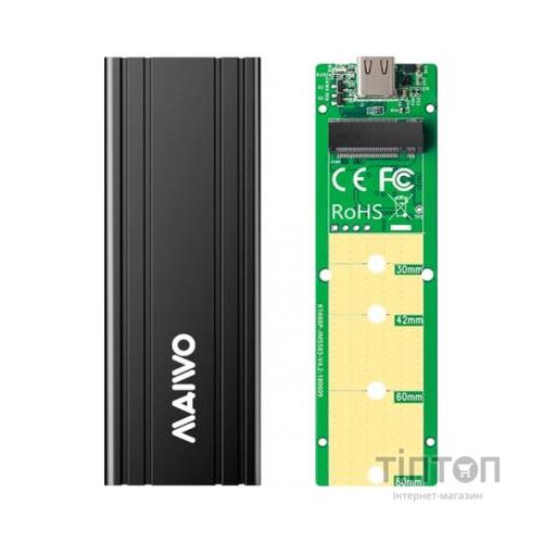 Кишеня зовнішня Maiwo M.2 SSD NVMe (PCIe) USB3.1 GEN2 Type-C (K1686P)