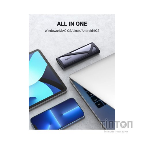 Кишеня зовнішня Ugreen SSD M.2 (NVME) M-KEY UGREEN 3.2 GEN2 CM400 gray (90264)