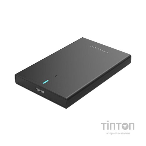 Кишеня зовнішня Vention 2.5" HDD/SSD USB 3.0 Micro-B Black (KPAB0)
