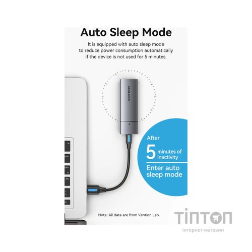 Кишеня зовнішня Vention SSD M.2 (NGFF) B&M-key USB Type-C 3.2 (KPFH0)