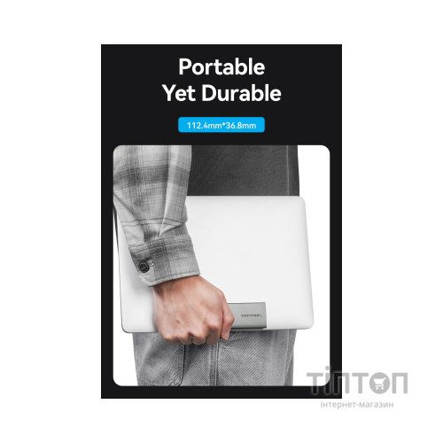 Кишеня зовнішня Vention SSD M.2 (NGFF) B&M-key USB Type-C 3.2 (KPFH0)