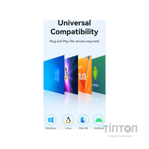 Кишеня зовнішня Vention SSD M.2 (NGFF) B&M-key USB Type-C 3.2 (KPFH0)