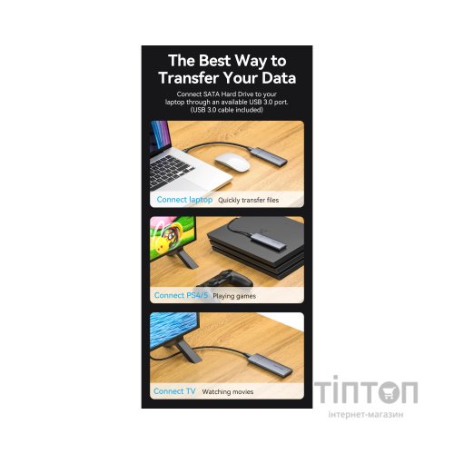 Кишеня зовнішня Vention SSD M.2 (NGFF) B&M-key USB Type-C 3.2 (KPFH0)