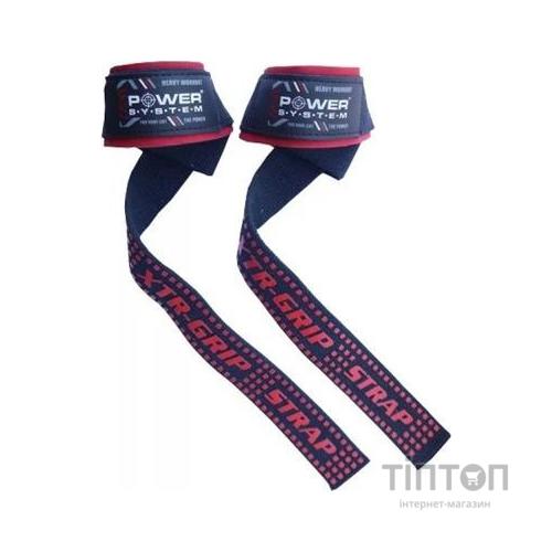 Кистьові лямки Power System XTR-Grip Straps Black/Red (PS-3430_Black-Red)