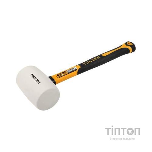 Киянка Tolsen гумова 450 г біла (25175)