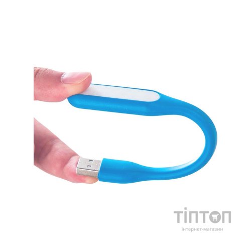 Лампа USB Optima LED, гнучка, 2 шт, синій (UL-001-BLU2)