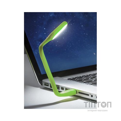 Лампа USB Optima LED, гнучка, 2 шт, зелений (UL-001-GR2)
