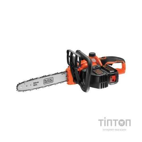 Ланцюгова пила Black&Decker 36V, 2.5Ah, шина 30 см, ланцюг 3/8'' (GKC3630L25)