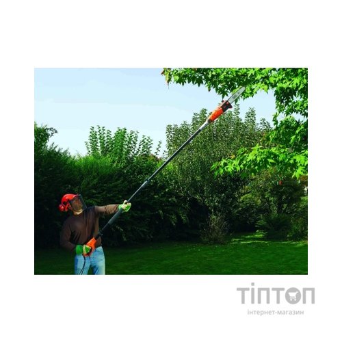 Ланцюгова пила Black&Decker висоторіз зі штангою, 0.8 кВт, довжина 244 см, довжина шини 25 см (PS7525)