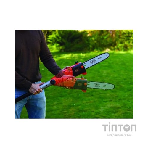 Ланцюгова пила Black&Decker висоторіз зі штангою, 0.8 кВт, довжина 244 см, довжина шини 25 см (PS7525)