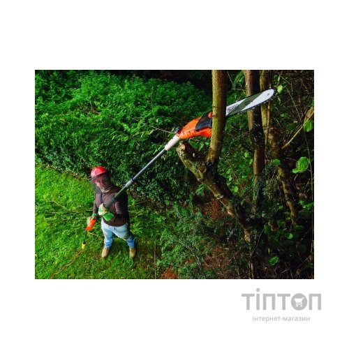 Ланцюгова пила Black&Decker висоторіз зі штангою, 0.8 кВт, довжина 244 см, довжина шини 25 см (PS7525)