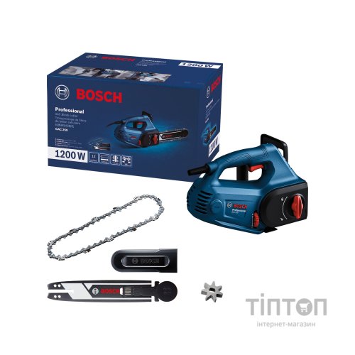 Ланцюгова пила Bosch Professional для газобетонных блоків GAC 250, 1200 Вт, 330 мм, 3/8 (0.601.2B6.020)