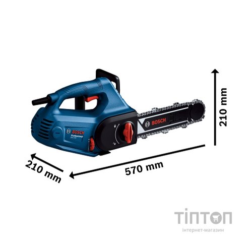 Ланцюгова пила Bosch Professional для газобетонных блоків GAC 250, 1200 Вт, 330 мм, 3/8 (0.601.2B6.020)