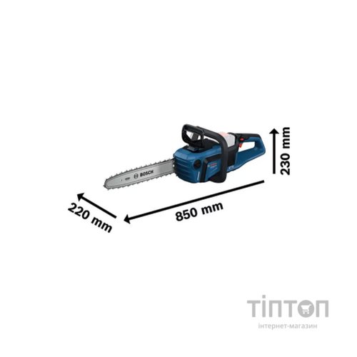 Ланцюгова пила Bosch Professional GKE 18V-40, 18V, шина 40см 3.7кг (без АКБ та ЗП) (0.600.8D3.000)