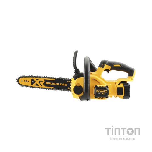 Ланцюгова пила DeWALT 18 В, 5 Ач, шина 30 см, ланцюг OREGON 3/8 (DCM565P1)