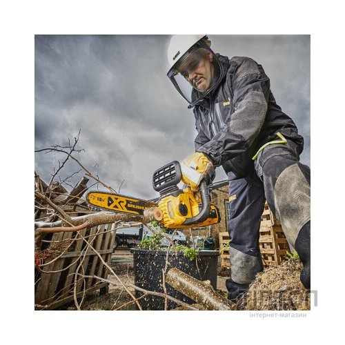 Ланцюгова пила DeWALT 18 В, 5 Ач, шина 30 см, ланцюг OREGON 3/8 (DCM565P1)